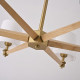 Люстра на штанге Imperiumloft Jorgenson White/Light wood STAVRA01