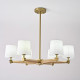 Люстра на штанге Imperiumloft Jorgenson White/Light wood STAVRA01