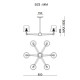 Люстра на штанге Imperiumloft Jorgenson White/Light wood STAVRA01