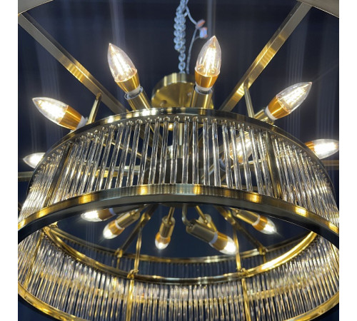 Светильник на штанге Imperiumloft RH Marais Round Chandelier 40,2668