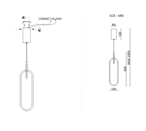 Подвесной светильник Imperiumloft RANDALL B randall01
