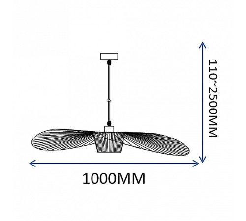 Подвесной светильник Imperiumloft HAT Black ﻿HAT01