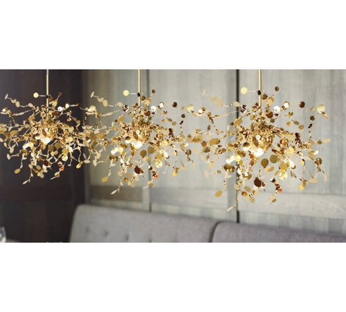 Подвесная люстра Imperiumloft Tezani Argent Gold 40.2059