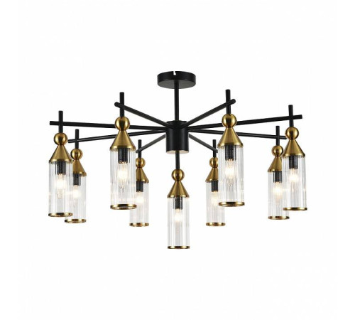 Люстра на штанге Indigo Torazzo 13037/9R Black