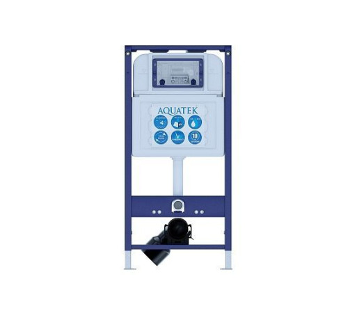Инсталляция для подвесного унитаза Aquatek PRO 51 со звукоизоляционной прокладкой INS-0000025