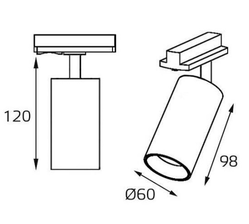 Светильник на штанге Italline Danny DANNY TR black