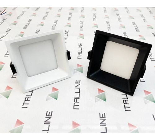 Встраиваемый светильник Italline IT06-6019 IT06-6019 black 3000K