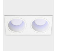 Встраиваемый светильник Italline IT08-8013 белый 4000 K 2 шт + рамка IT08-8015 белый IT08-8013 white 4000K / IT08-8015 white