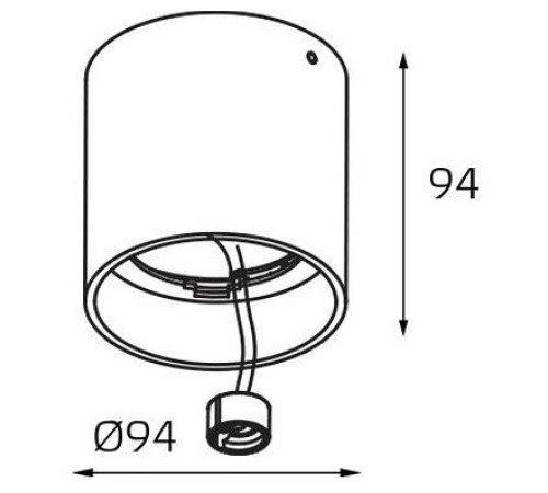 Накладной светильник Italline SKY SKY black