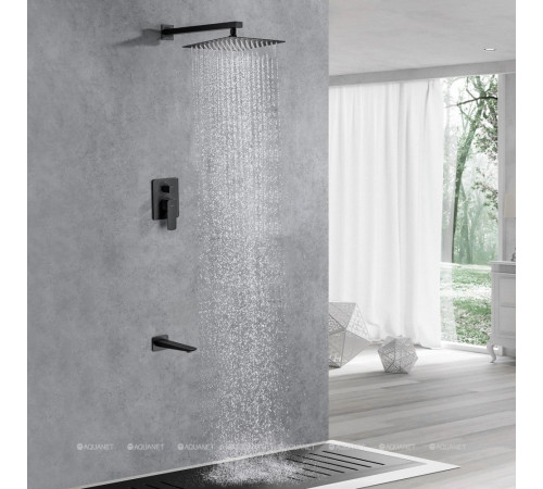 Излив встраиваемый Allen Brau INFINITY 200 мм черный матовый 5.21020-31