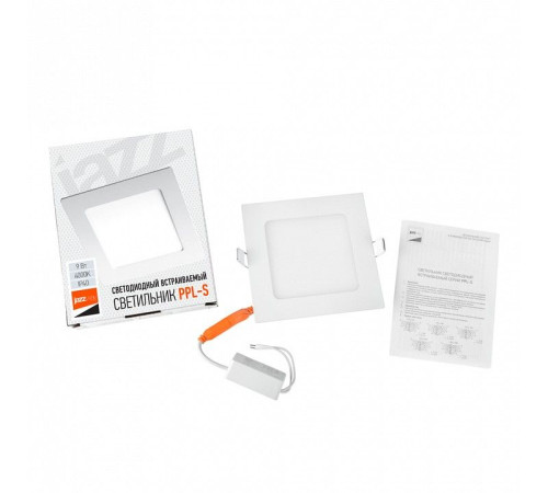 Встраиваемый светильник Jazzway PPL-S 9W 4000K IP40 WH