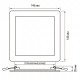 Встраиваемый светильник Jazzway PPL-S 9W 4000K IP40 WH