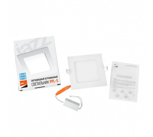 Встраиваемый светильник Jazzway PPL-S 9W 6500K IP40 WH
