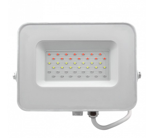 Настенно-потолочный прожектор Jazzway PFL-30W RGB WH IP65