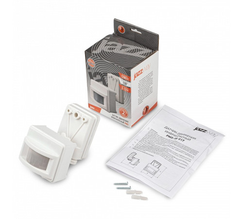 Датчик движения Jazzway PMS-IR 017 1200W 120° 2-12m IP44 WH