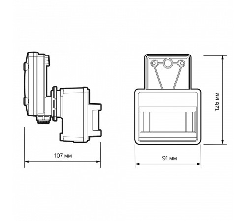 Датчик движения Jazzway PMS-IR 017 1200W 120° 2-12m IP44 WH
