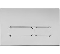 Кнопка смыва Aquanet AQ-PRO-01CR двойная хром 00346763