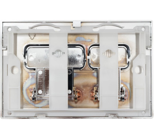 Кнопка смыва Aquanet AQ-PRO-01CR двойная хром 00346763