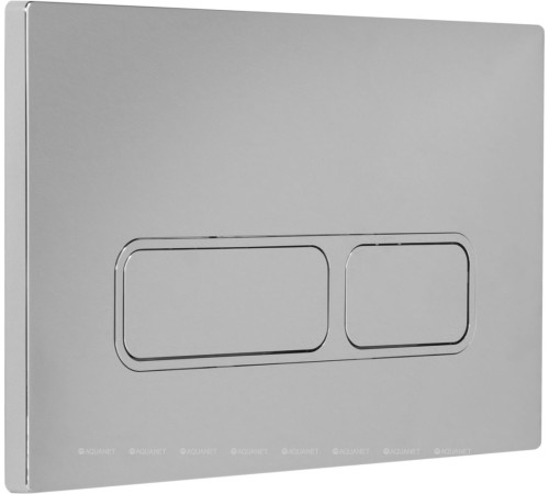 Кнопка смыва Aquanet AQ-PRO-01CR двойная хром 00346763