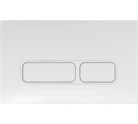 Кнопка смыва Aquanet AQ-PRO-01W двойная белый 00346765