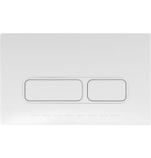 Кнопка смыва Aquanet AQ-PRO-01W двойная белый 00346765