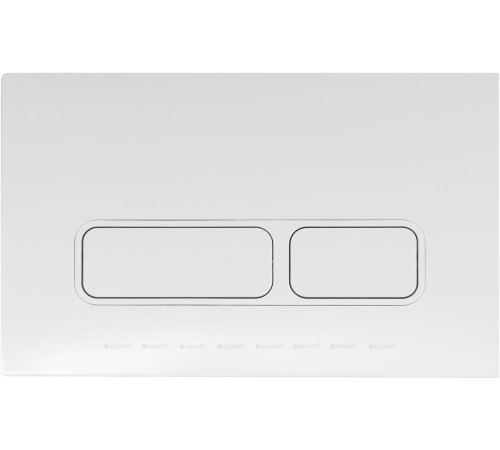 Кнопка смыва Aquanet AQ-PRO-01W двойная белый 00346765