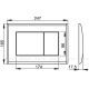 Кнопка смыва AlcaPlast белый M270