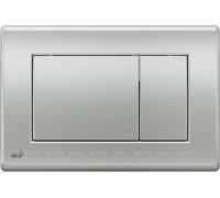 Кнопка смыва AlcaPlast хром матовый M272