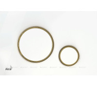Кнопка смыва AlcaPlast M775 белый/золото M775