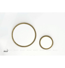 Кнопка смыва AlcaPlast M775 белый/золото M775