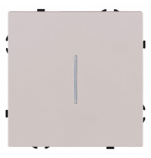 Выключатель одноклавишный с подсветкой без рамки Kollinger Eclipse EC-012CM