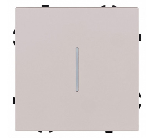 Выключатель одноклавишный с подсветкой без рамки Kollinger Eclipse EC-012CM