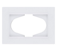 Рамка для двойной розетки Kollinger Eleganz Plex EP120WH
