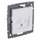 Розетка двойная RJ-11 и Ethernet RJ-45, без рамки Kollinger REA-011WM