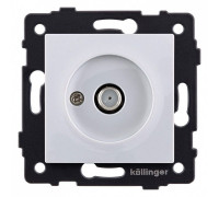 ТВ-розетка и SAT-розетка оконечная без рамки Kollinger  REA-020WH