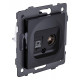 ТВ-розетка и розетка Ethernet RJ-45 без рамки Kollinger REA-021BM
