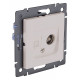 ТВ-розетка и розетка Ethernet RJ-45 без рамки Kollinger REA-021CM