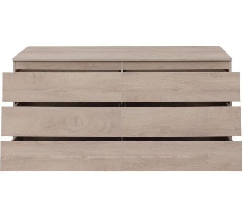Комод Aquanet Сканди 1600х480х797 мм 6 ящиков дуб эдгрейн 00302547