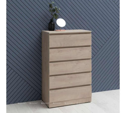 Комод Aquanet Сканди 700х400х1137 мм 5 ящиков дуб эдгрейн 00302551