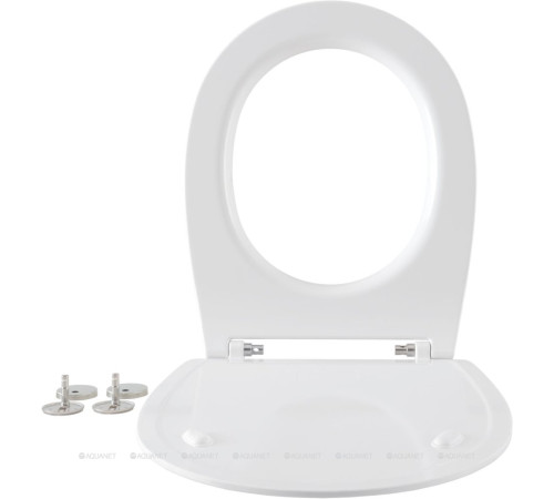 Сиденье для унитаза Allen Brau Fantasy Smartfix Soft-Close дюропласт белый 4.11005.20