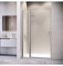 Душевая дверь RGW Lewis LE-004Gr 1100x1950 мм матовое стекло профиль графит 351200411-210