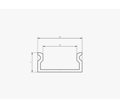 Профиль накладной LEDS POWER 007472