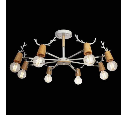 Люстра на штанге Loft it Sven 10024/8 White