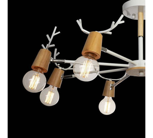 Люстра на штанге Loft it Sven 10024/8 White