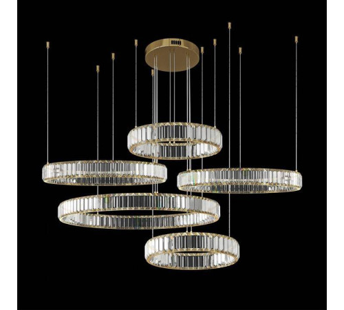 Подвесной светильник Loft it Crystal ring 10135/5 Gold