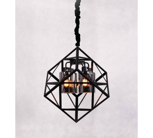 Подвесная люстра Lumina Deco Brutte LDP 11339-4 BK