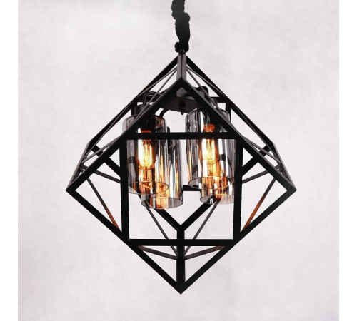 Подвесная люстра Lumina Deco Brutte LDP 11339-4 BK