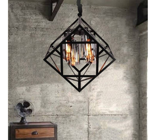 Подвесная люстра Lumina Deco Brutte LDP 11339-4 BK