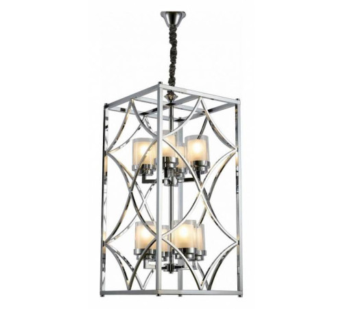 Подвесная люстра LUMINA DECO Quadrato LDP 1223-8 CHR