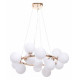 Подвесная люстра LUMINA DECO Marsiada LDP 6033-15 GD